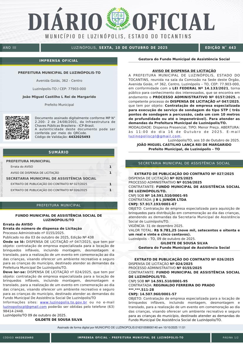 Capa da edição