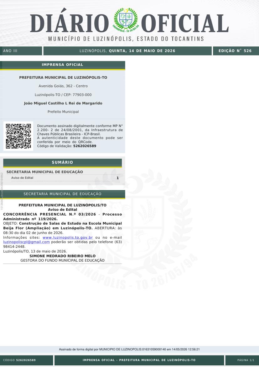 Capa da edição