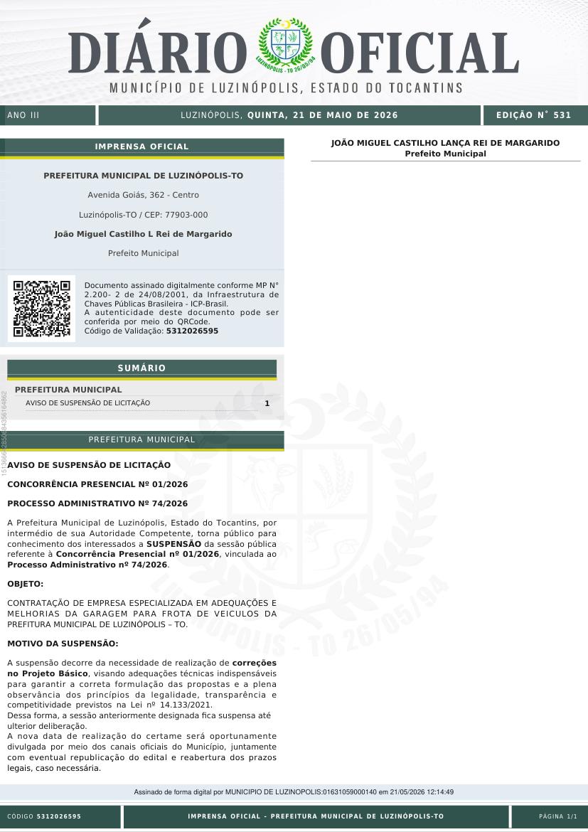 Capa da edição