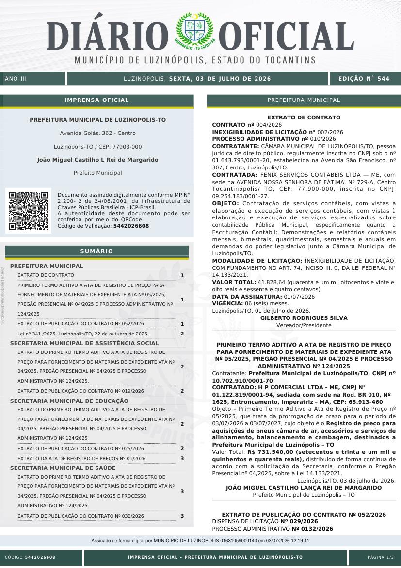 Capa da edição